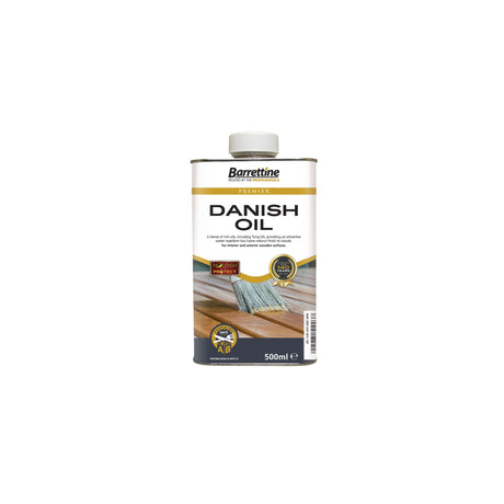 Barrettine Premier Danish Oil 500ml OIDA.50 5015861510037