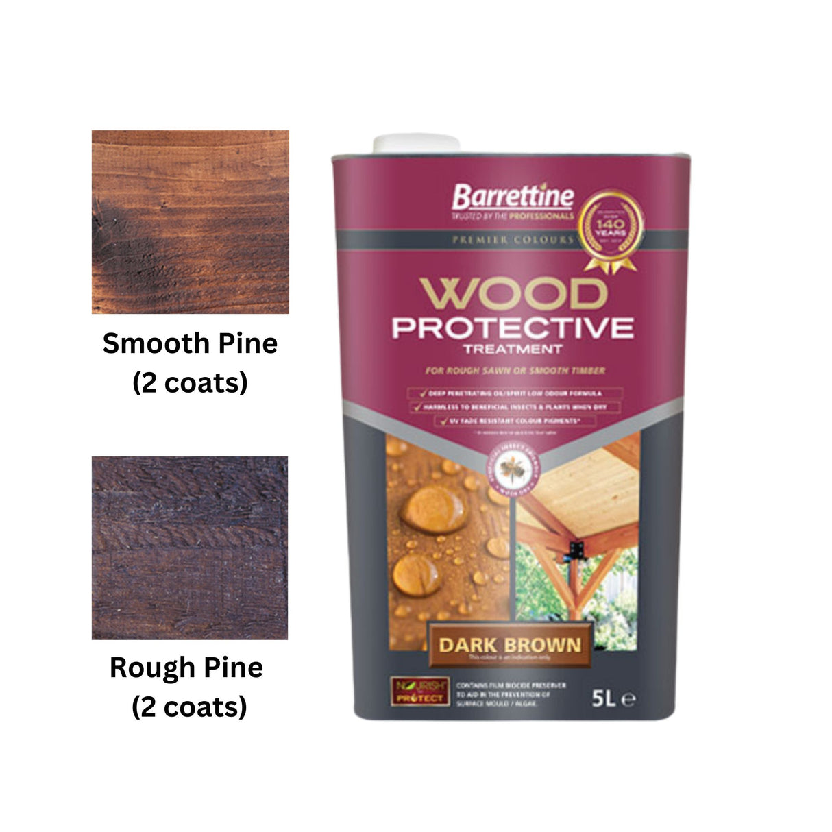 Barrettine Wood Protective Treatment 5 Litres