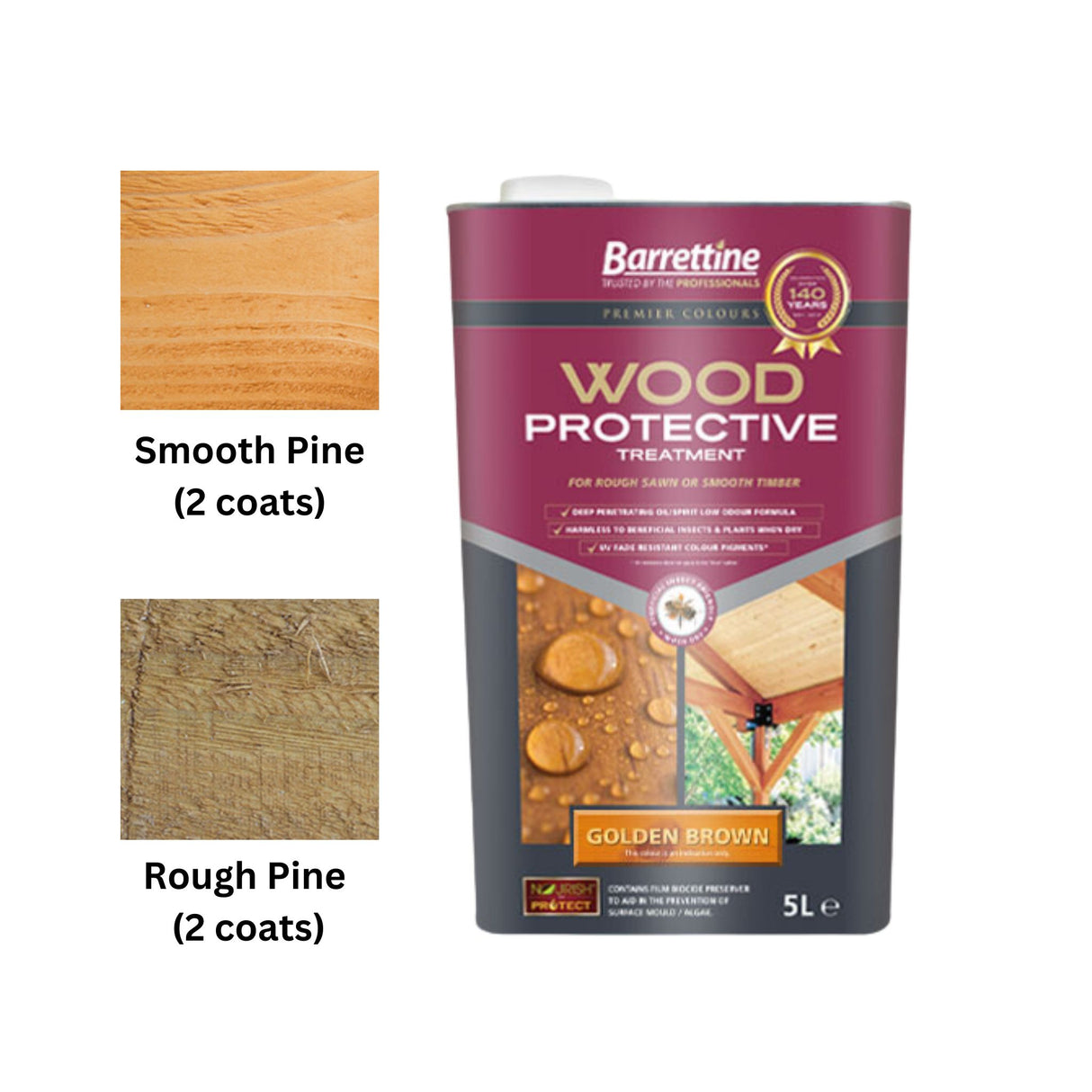 Barrettine Wood Protective Treatment 5 Litres