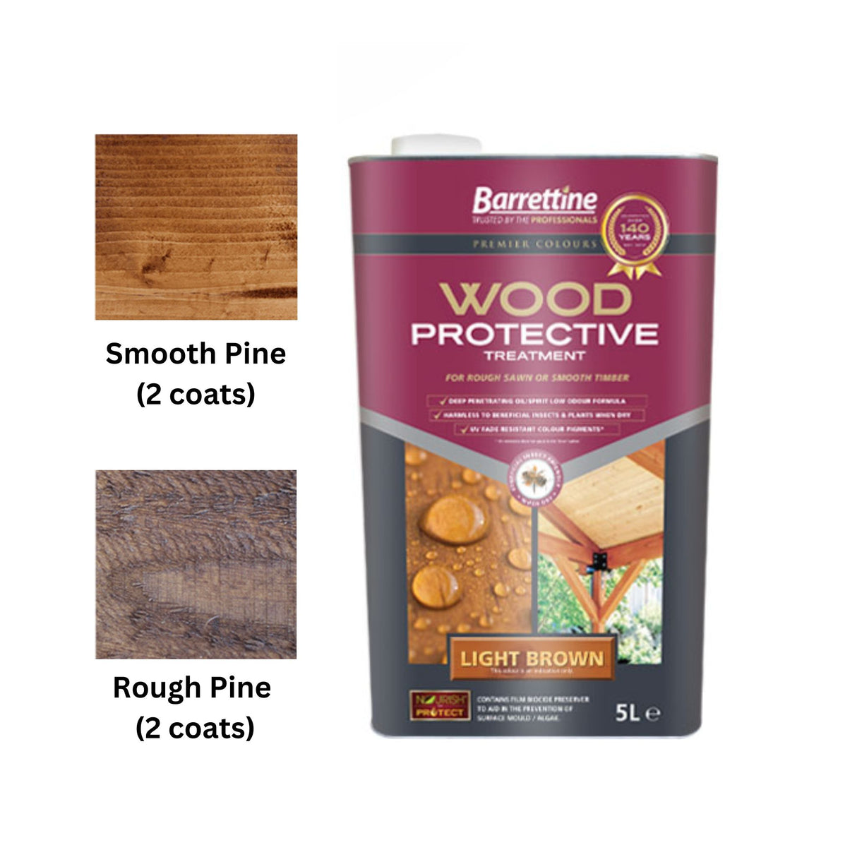 Barrettine Wood Protective Treatment 5 Litres