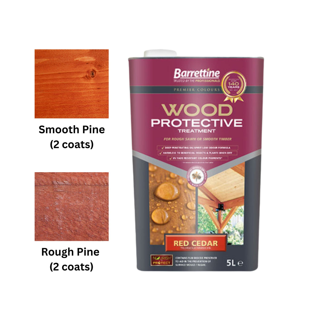 Barrettine Wood Protective Treatment 5 Litres