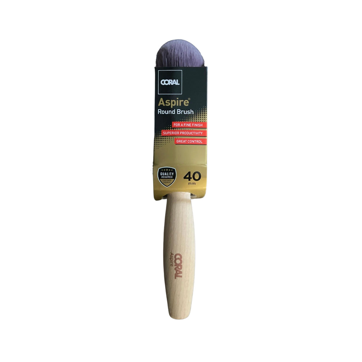 Coral Aspire 40mm Round Chunky Brush