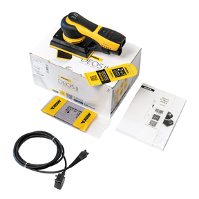 Mirka Deos 2 353 CV Sander with Box and Contents
