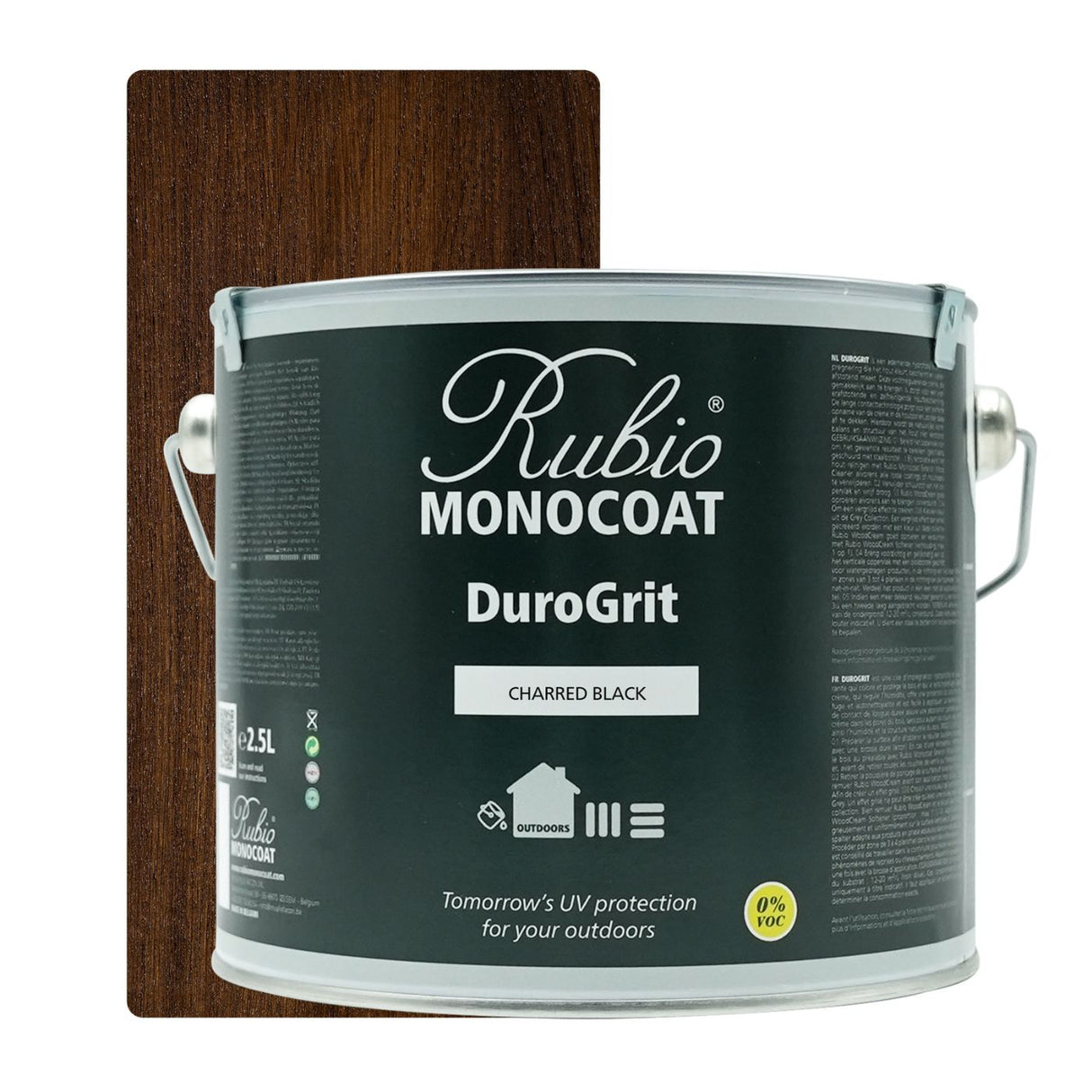 Rubio Monocoat DuroGrit Exterior Wood Oil Charred Black