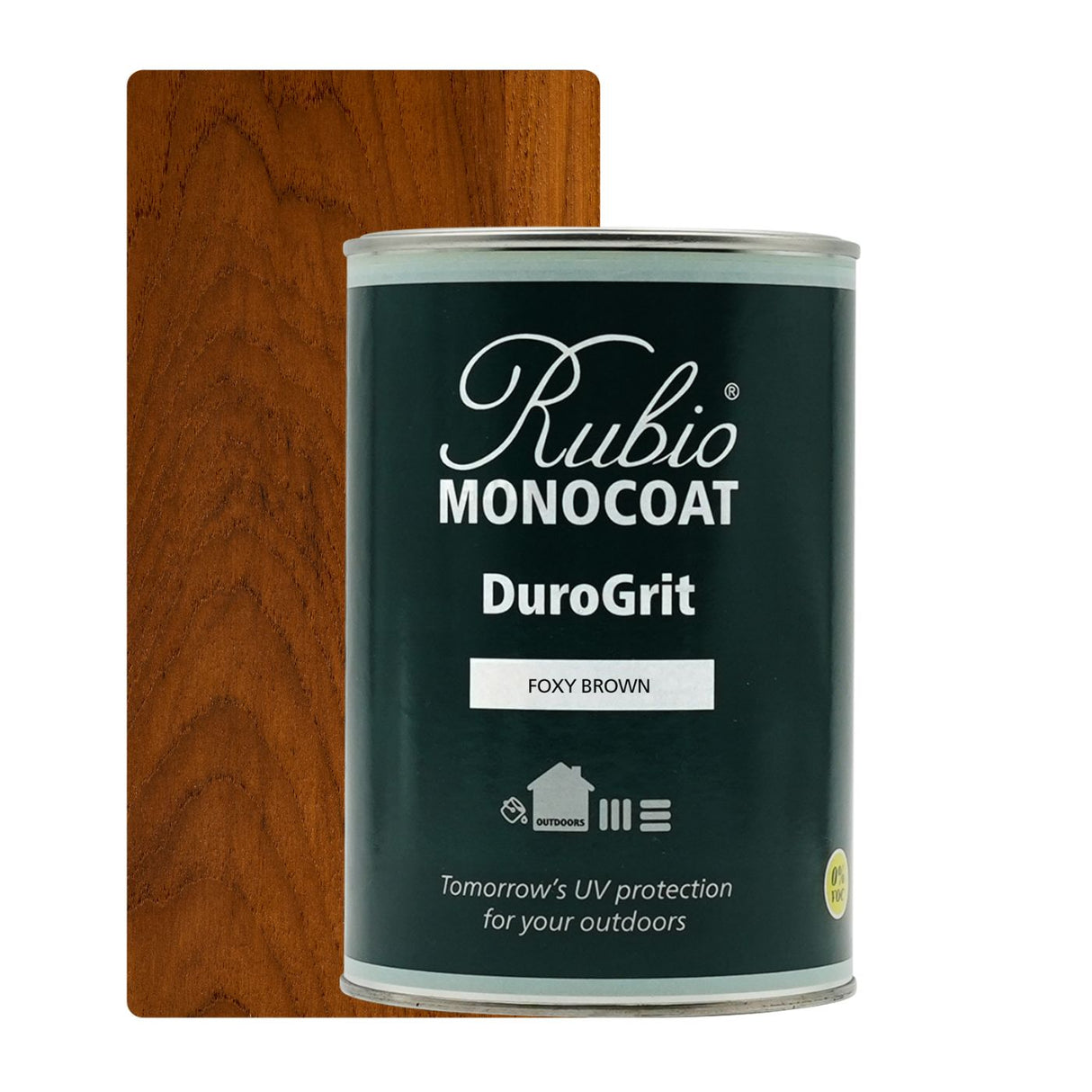 Rubio Monocoat DuroGrit Exterior Wood Oil Foxy Brown