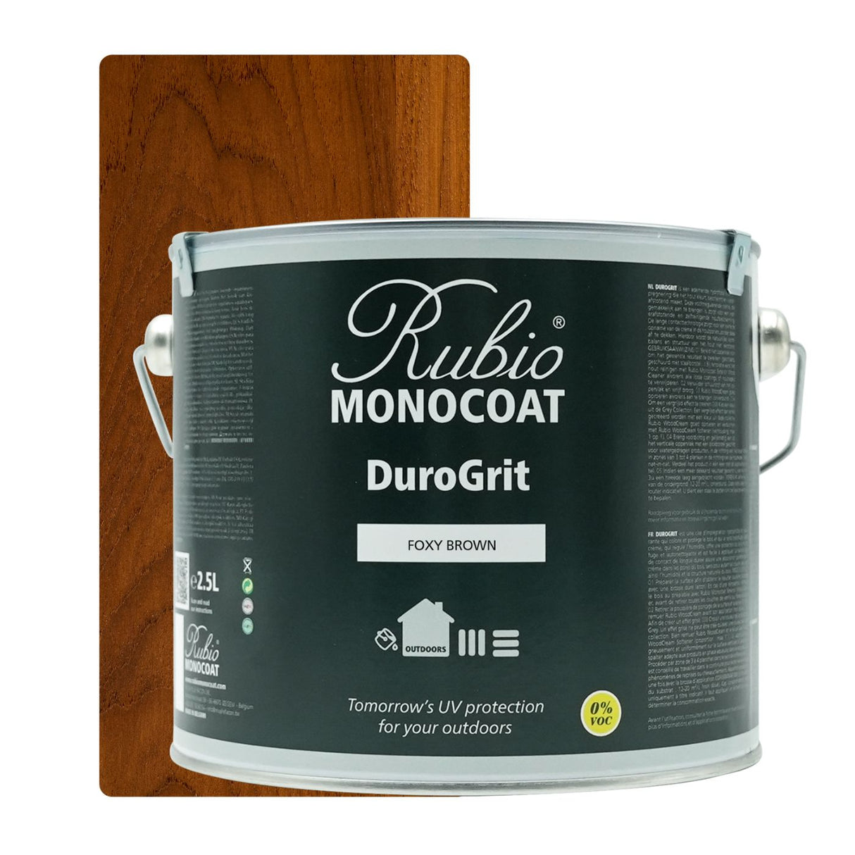Rubio Monocoat DuroGrit Exterior Wood Oil Foxy Brown