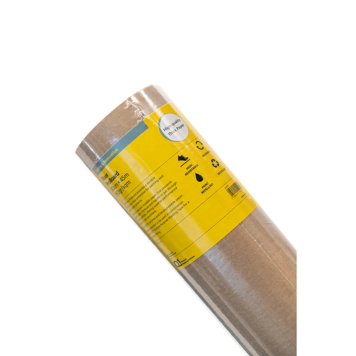 Q1 Floor Proboard Masking Paper 900mm x 45m Label Close Up