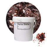 Jenkins Garnet Shellac 250g Tub with Shellac Flakes