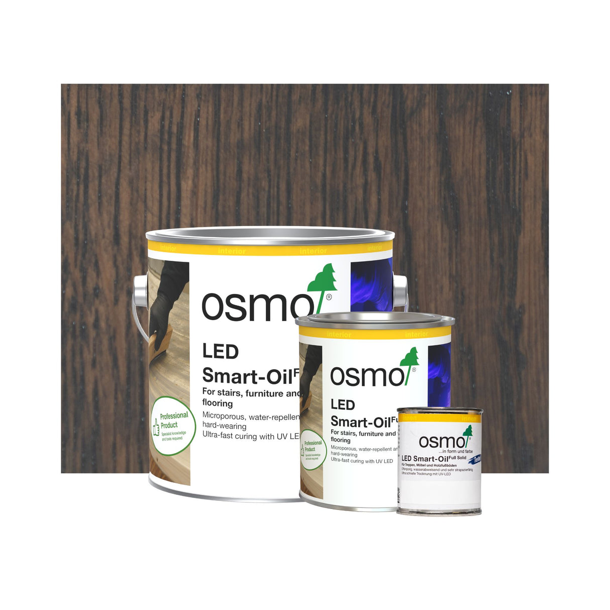 Osmo LED Smart UV Curing Hard Wax Oil 5983 Graphite