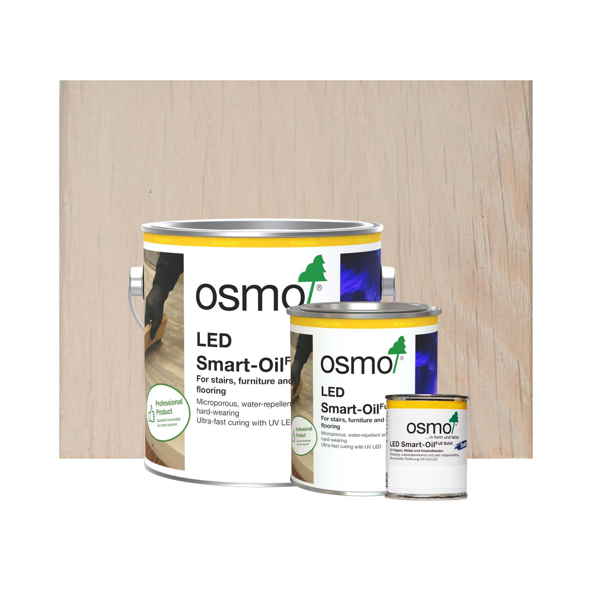 Osmo LED Smart UV Curing Hard Wax Oil 5987 Light Grey