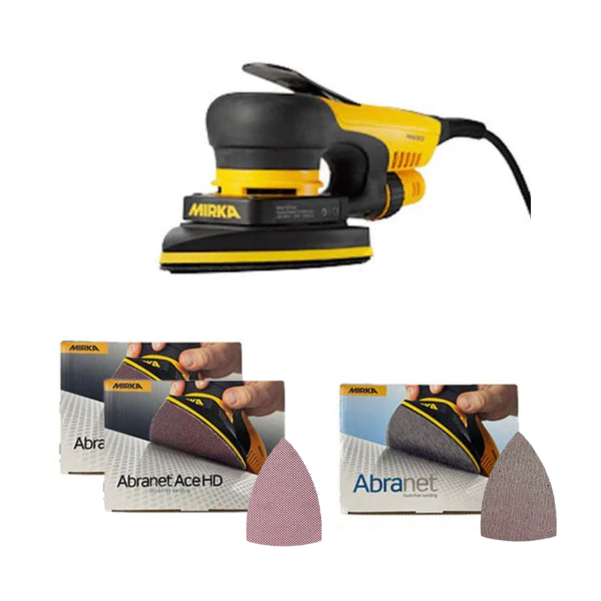 Mirka DEOS Delta 663XCV Deco Kit Orbital Sander 110V