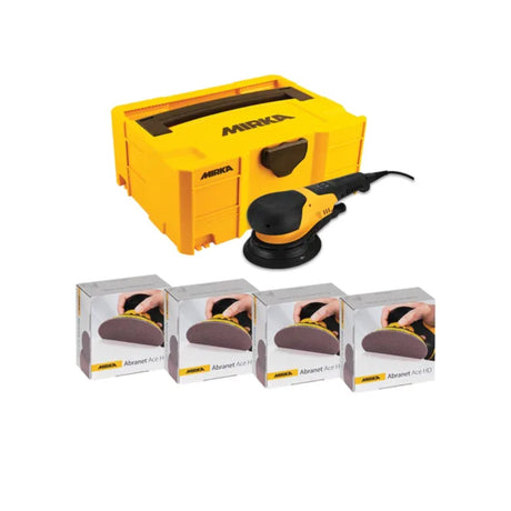 Mirka DEROS RS 600 150mm 230V Rotary Sander Launch Kit