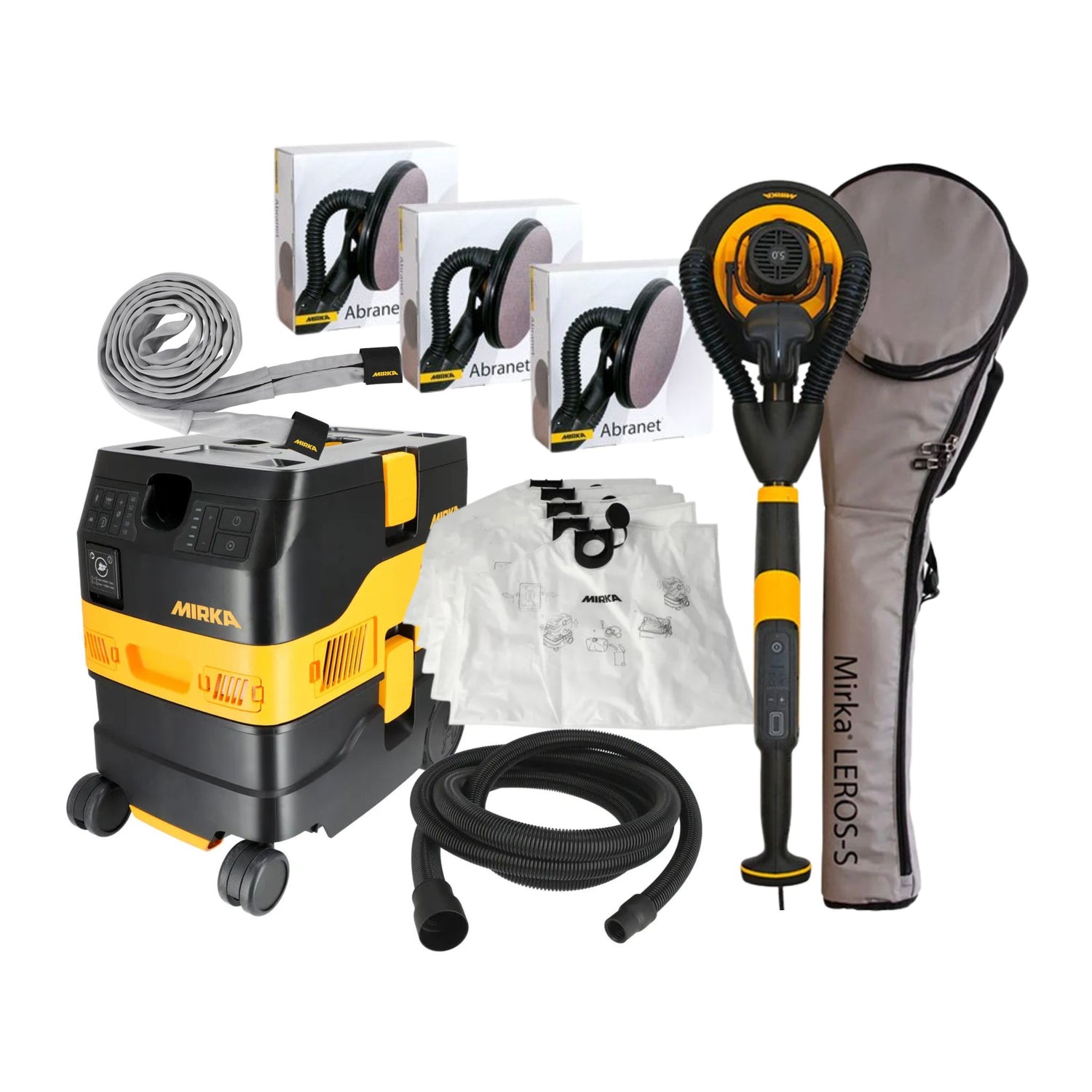 Mirka DEXOS 1217M 230V & LEROS-S 950XCV Bundle