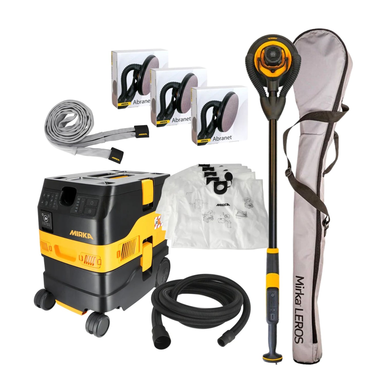 Mirka DEXOS 1217M 230V & LEROS 950XCV Bundle