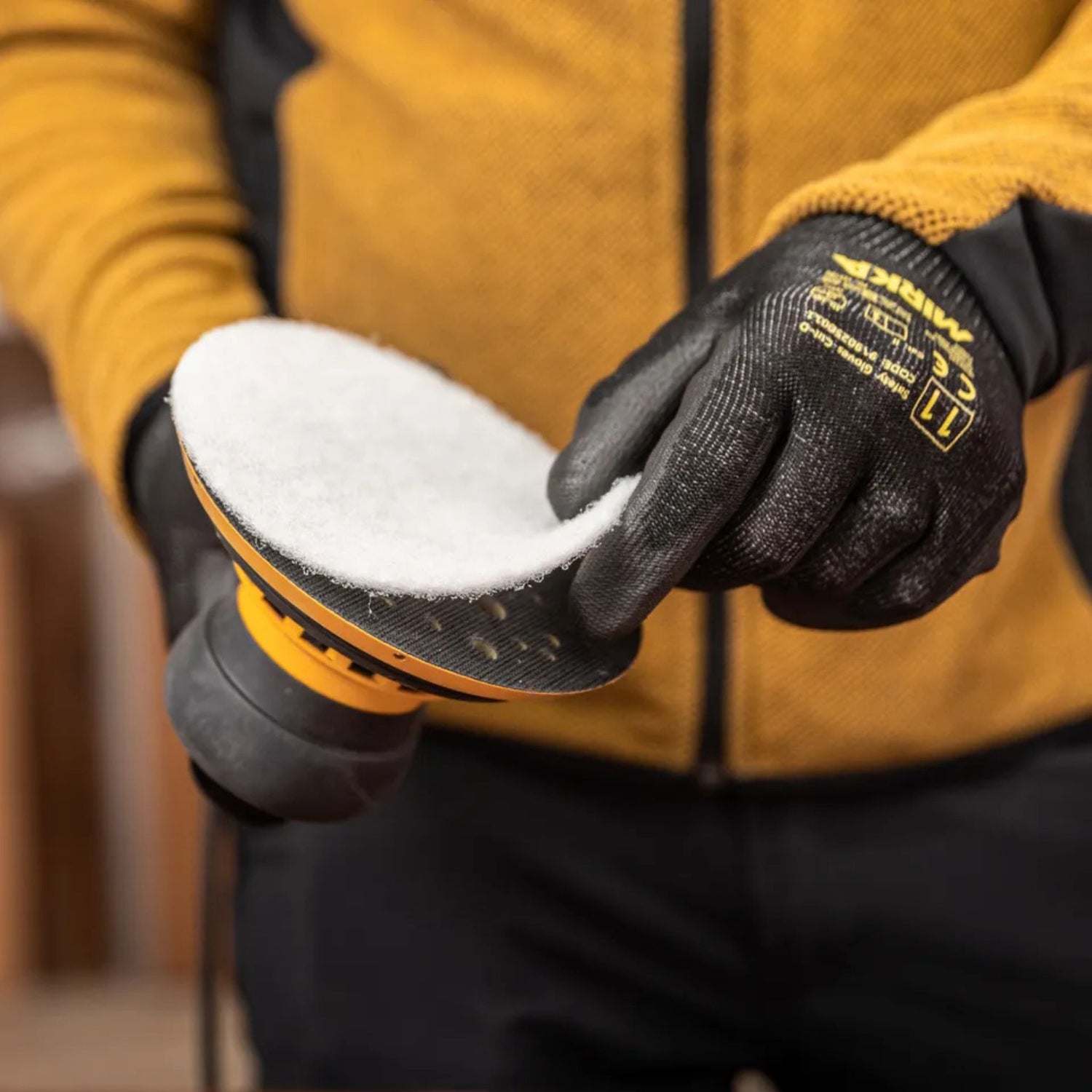 Mirka oiling pad discs 150mm on DEROS II