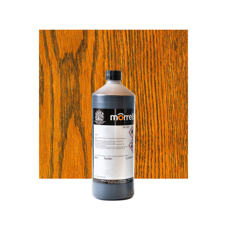 Morrells Light Fast Cellulose Spirit Based Stain Golden Oak 0182/000A 1 Litre