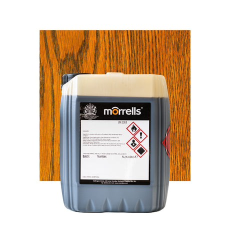 Morrells Light Fast Cellulose Spirit Based Stain Golden Oak 0182/000B 5 Litre