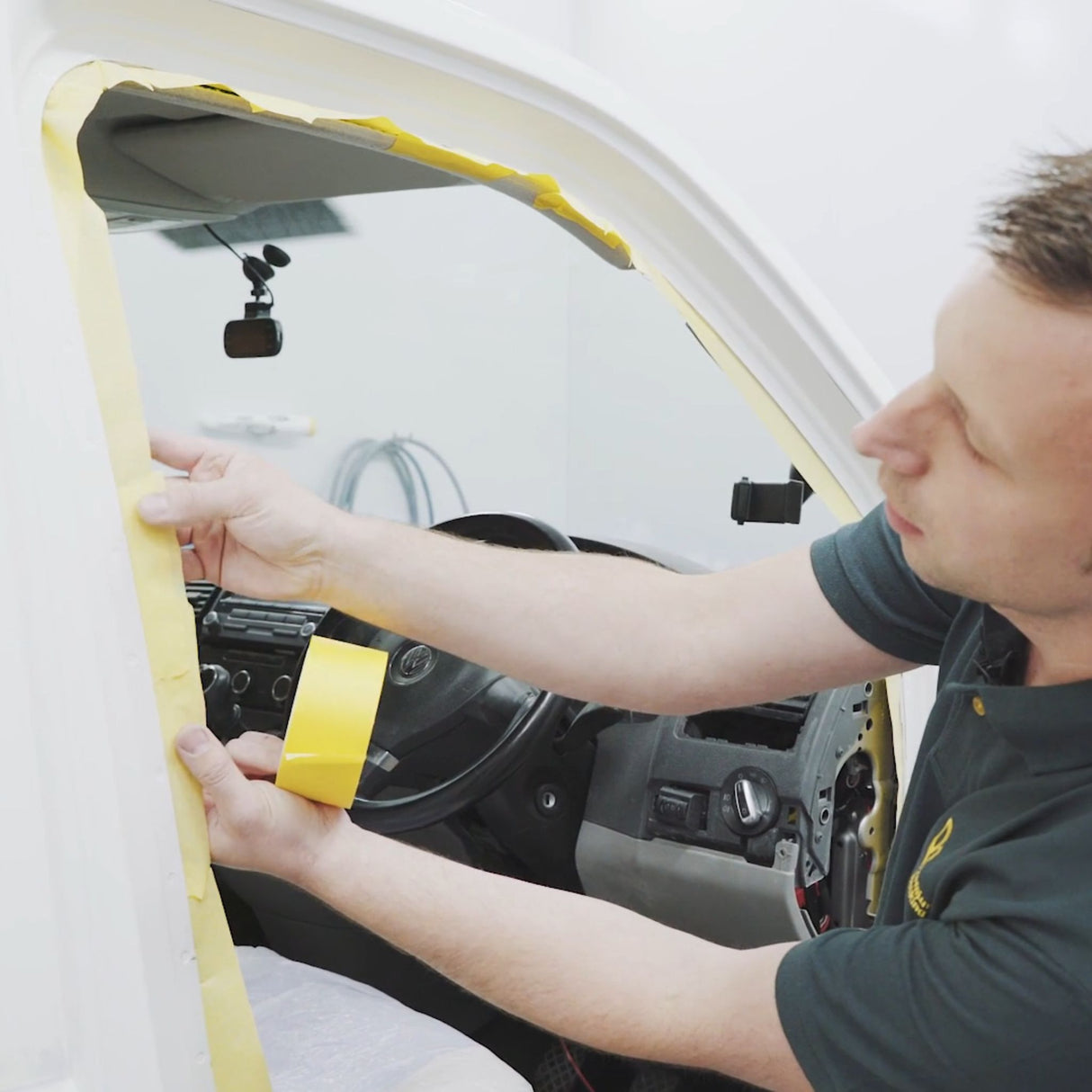 Q1 Premium Yellow Masking Tape 18mm