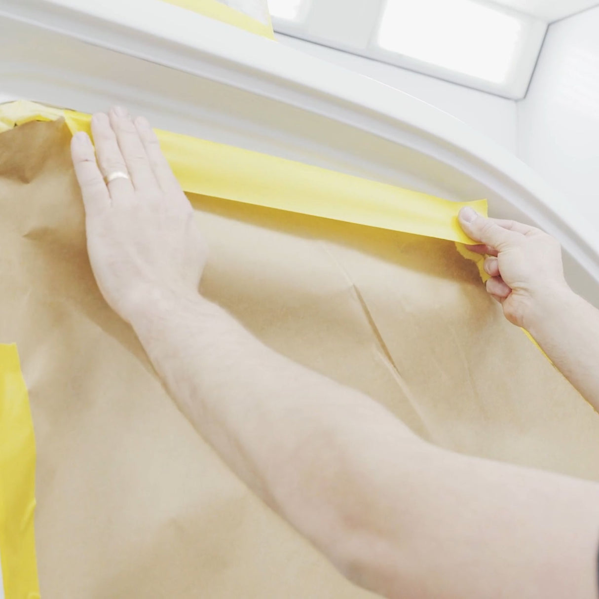 Q1 Premium Yellow Masking Tape 18mm