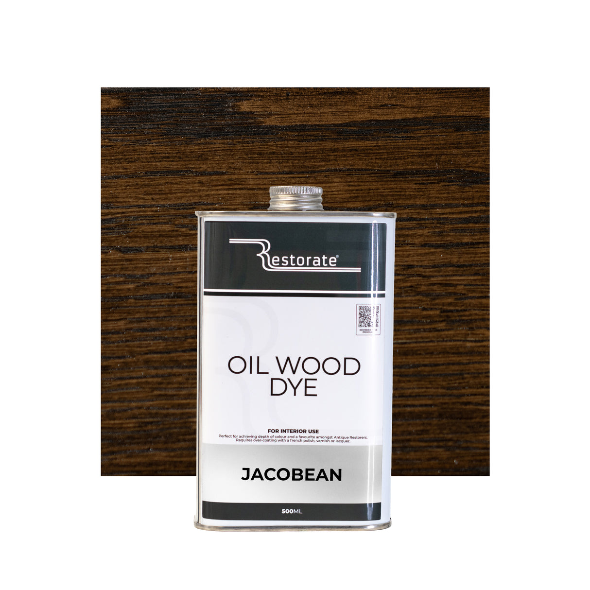Restorate Oil Wood Dye naphtha based oil stain jacobean 500ml