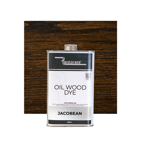 Restorate Oil Wood Dye naphtha based oil stain jacobean 500ml