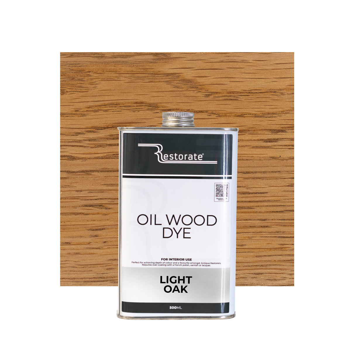 Restorate Naphtha Oil Based Wood Dye Light Oak 500ml