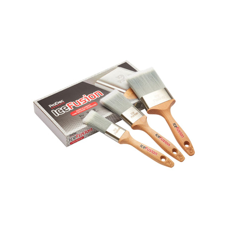 Rodo Prodec Ice Fusion Flat Cut Brush Set (Pack of 3)1.5_2_3