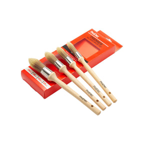 Rodo Prodec Pointed Synthetic Sash Brush Set 4pcs