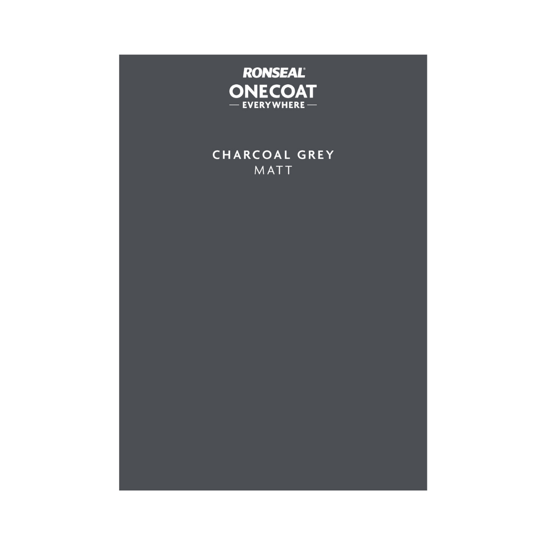 Ronseal One Coat Everywhere Paint Charcoal Grey