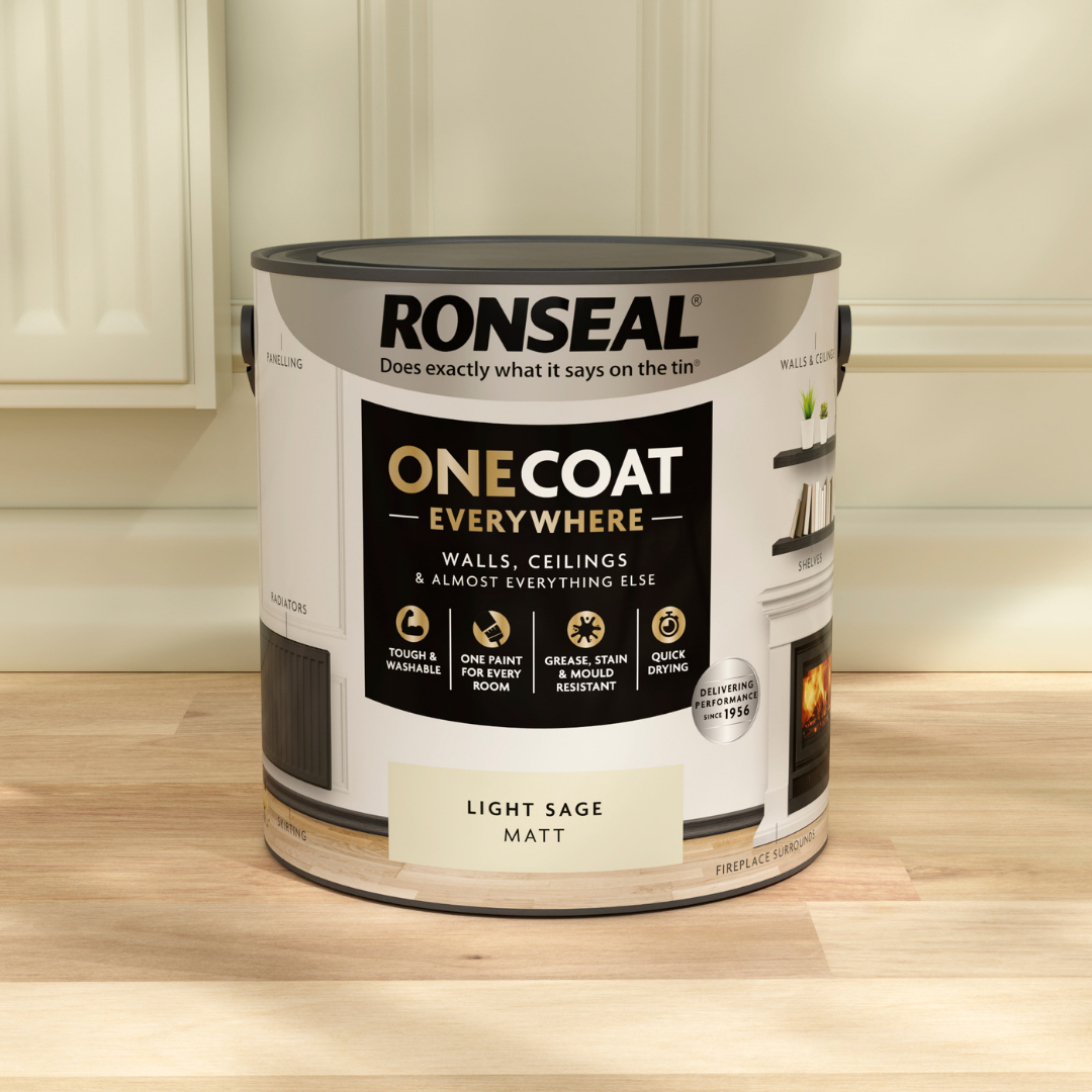 Ronseal One Coat Everywhere Paint Light Sage