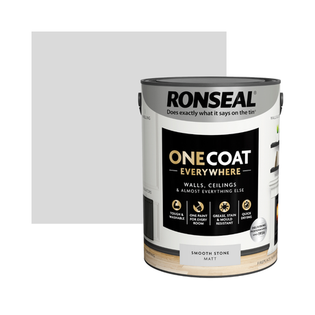 Ronseal One Coat Everywhere Paint Smooth Stone