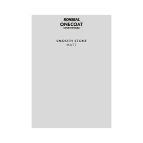 Ronseal One Coat Everywhere Paint Smooth Stone Colour Card