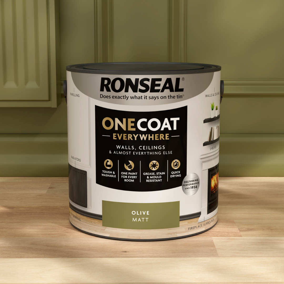 Ronseal One Coat Everywhere Paint Olive