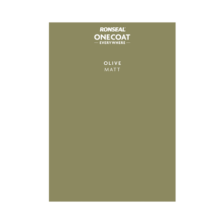 Ronseal One Coat Everywhere Paint Olive