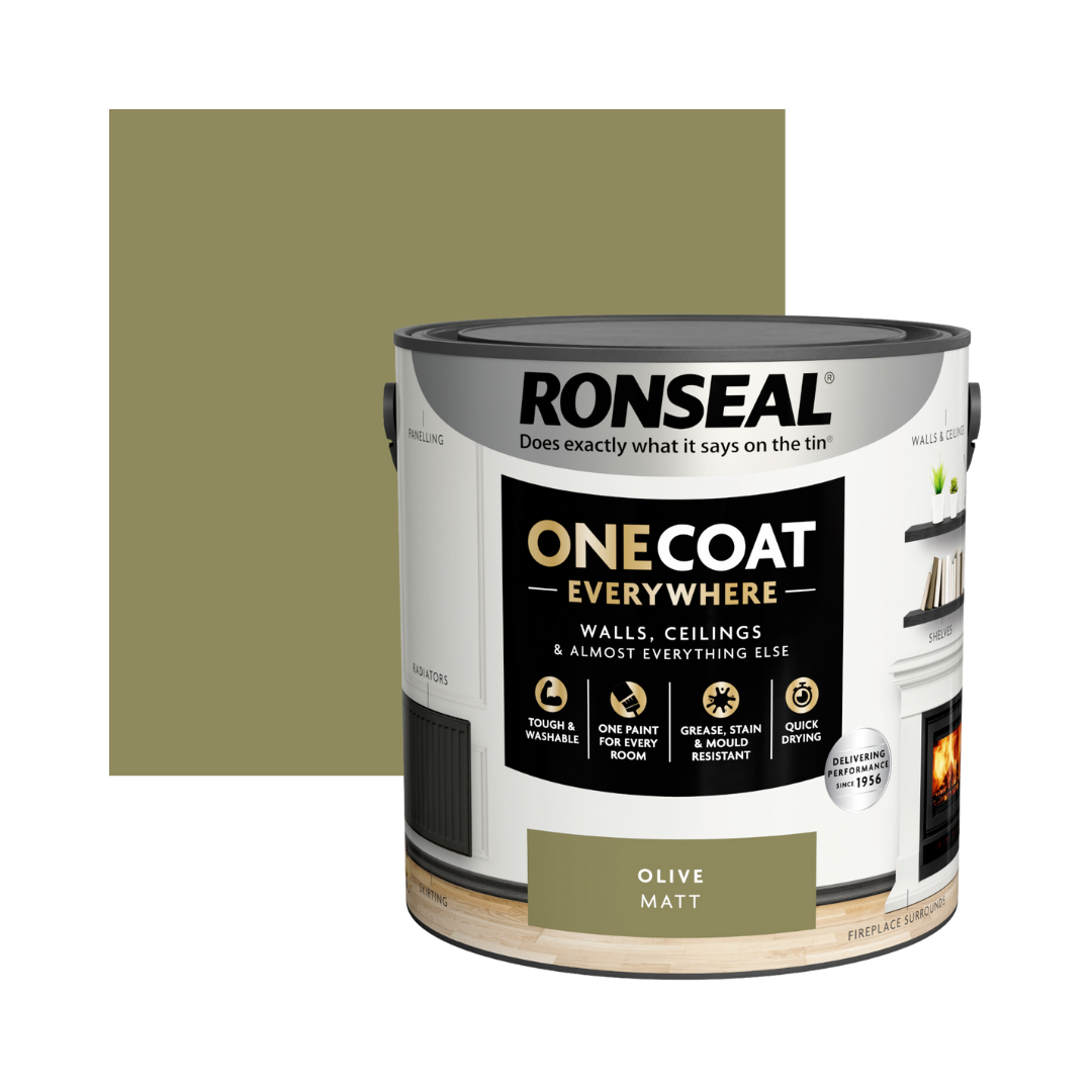 Ronseal One Coat Everywhere Paint Olive