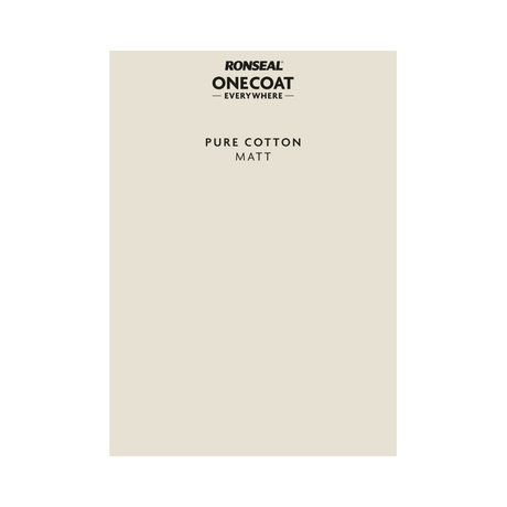 Ronseal One Coat Everywhere Paint Pure Cotton