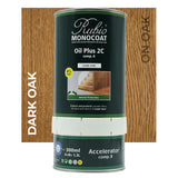 Rubio Monocoat Oil Plus 2C Dark Oak on Oak 1.3L