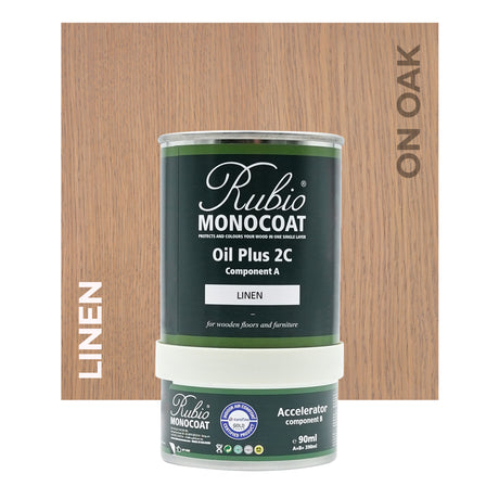 Rubio Monocoat Linen on Oak 390ML