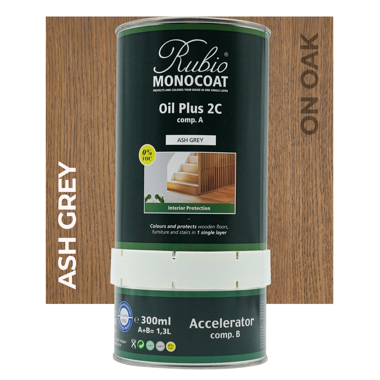 Rubio Monocoat Oil Plus 2C Ash Grey 1.3L