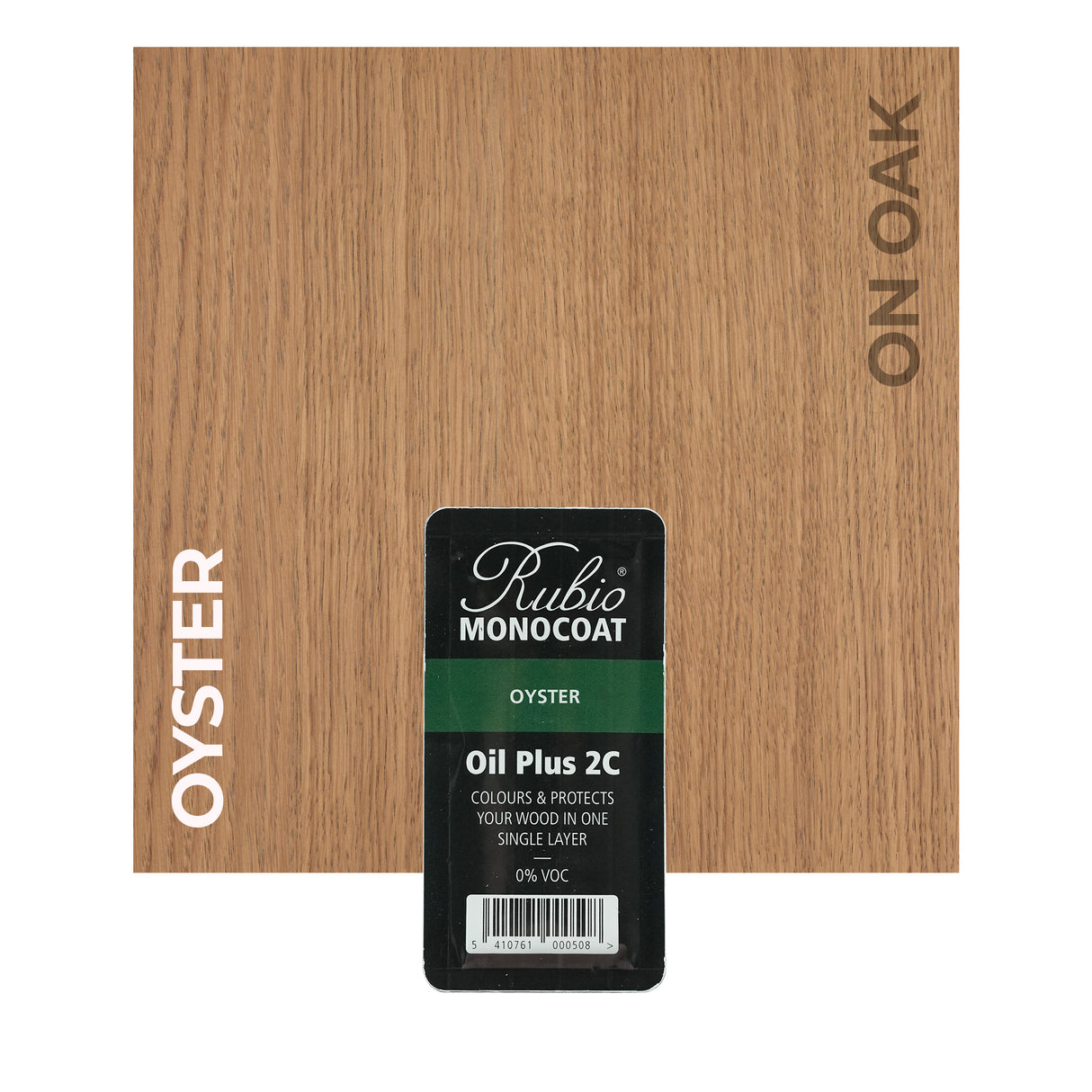 Rubio Monocoat Oyster on Oak 6ML
