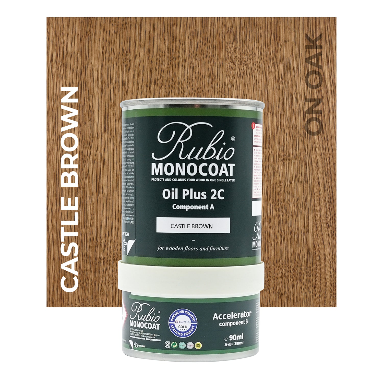 Rubio Monocoat Oil Plus 2C Castle Brown 390ML