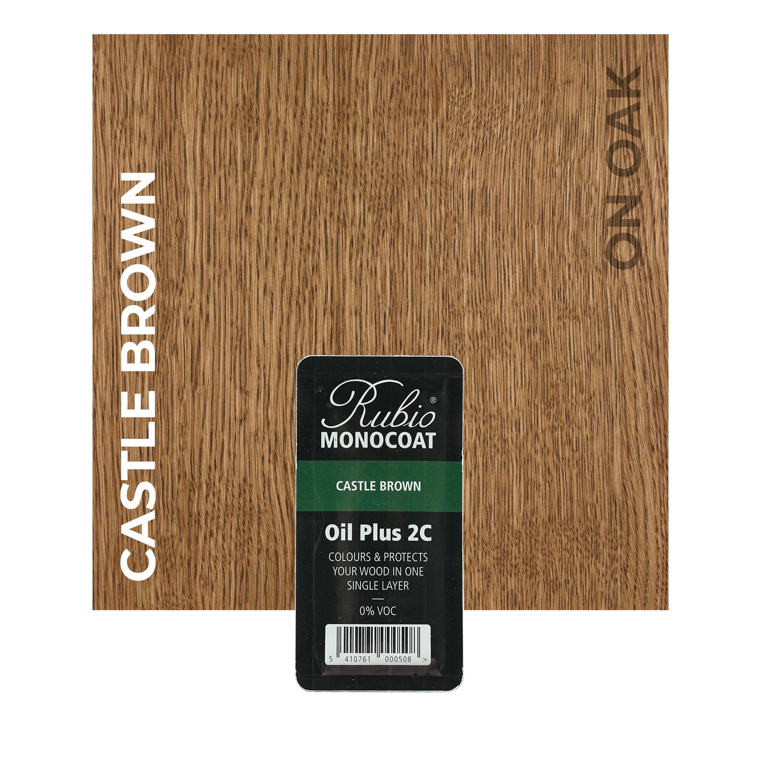 Rubio Monocoat Oil Plus 2C Castle Brown 6ML