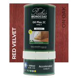 Rubio Monocoat Red on Oak 1.3L