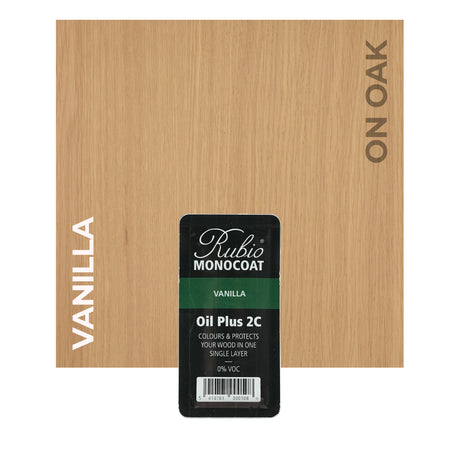 Rubio Monocoat Vanilla on Oak 6ML