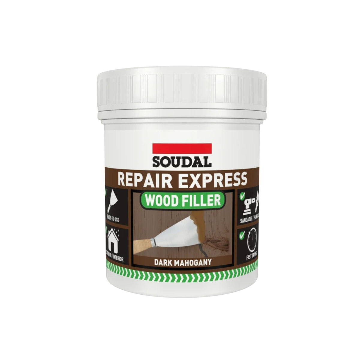 Soudal Repair Express 1 Part Wood Filler 400g