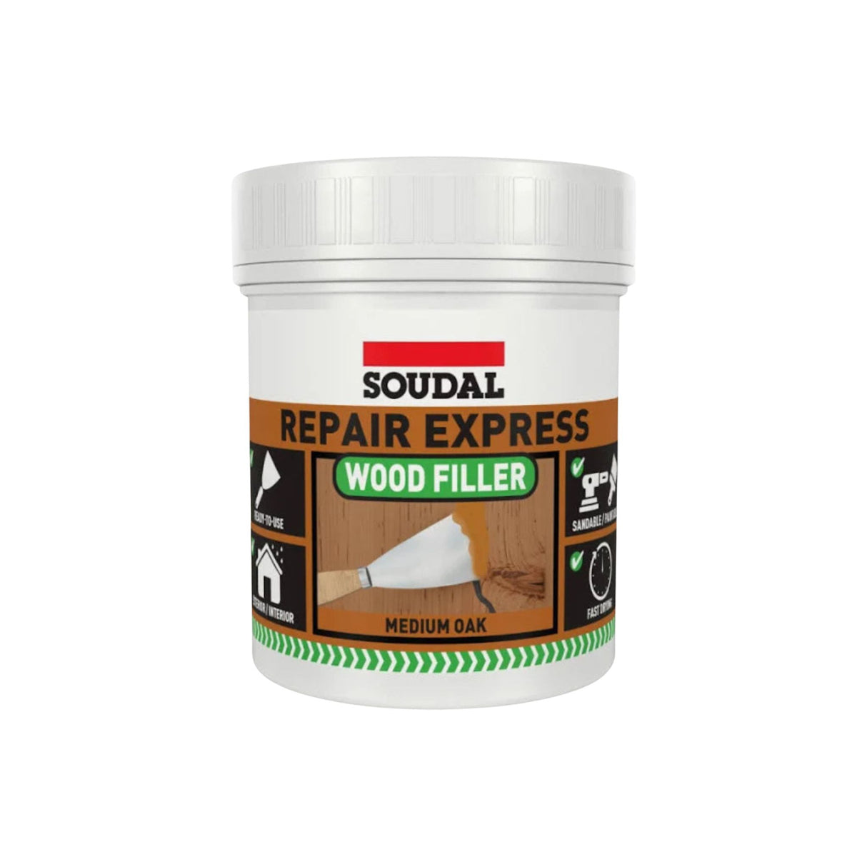 Soudal Repair Express 1 Part Wood Filler 400g
