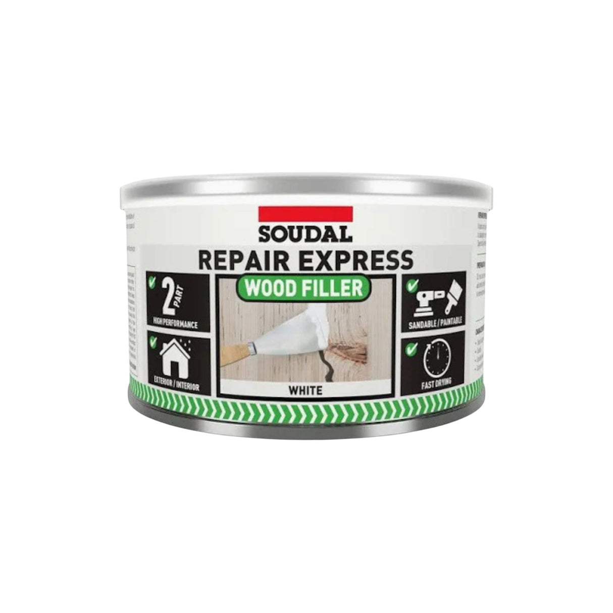 Soudal Repair Express 2 Part Wood Filler