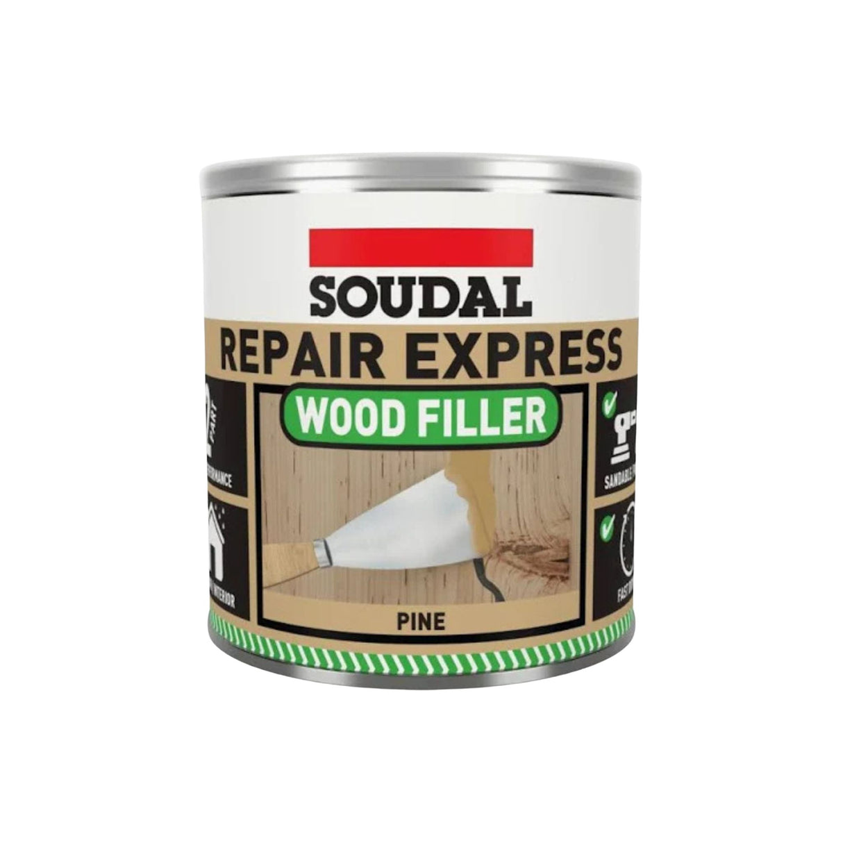 Soudal Repair Express 2 Part Wood Filler