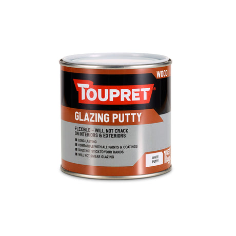 Toupret Glazing Putty 1kg White