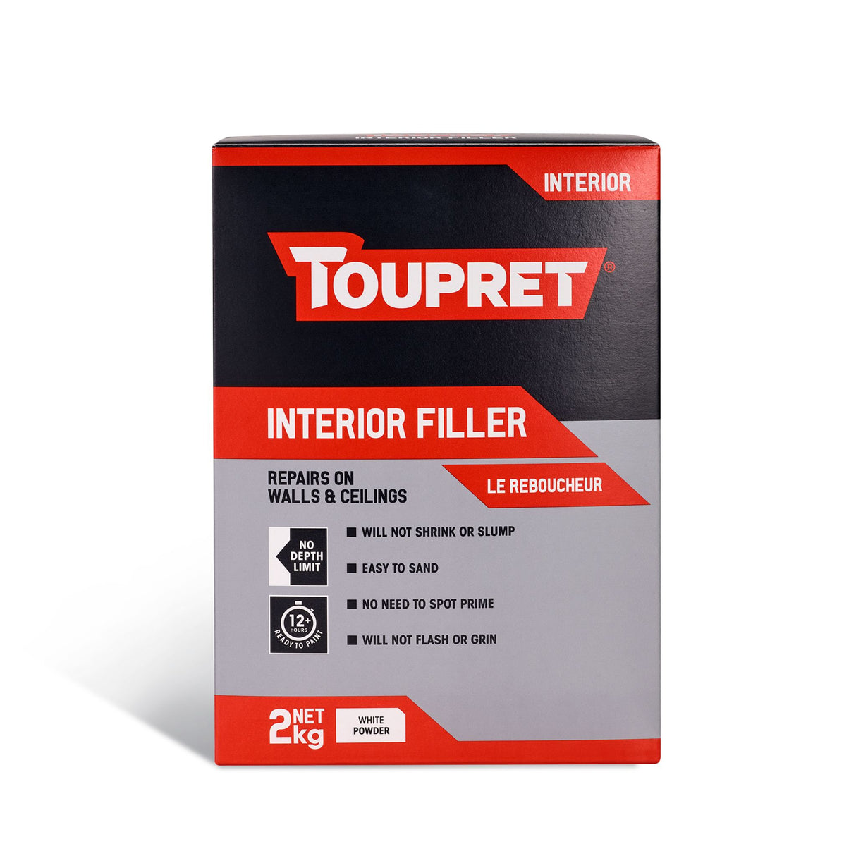 Toupret Interior Filler - Le Reboucheur 2kg